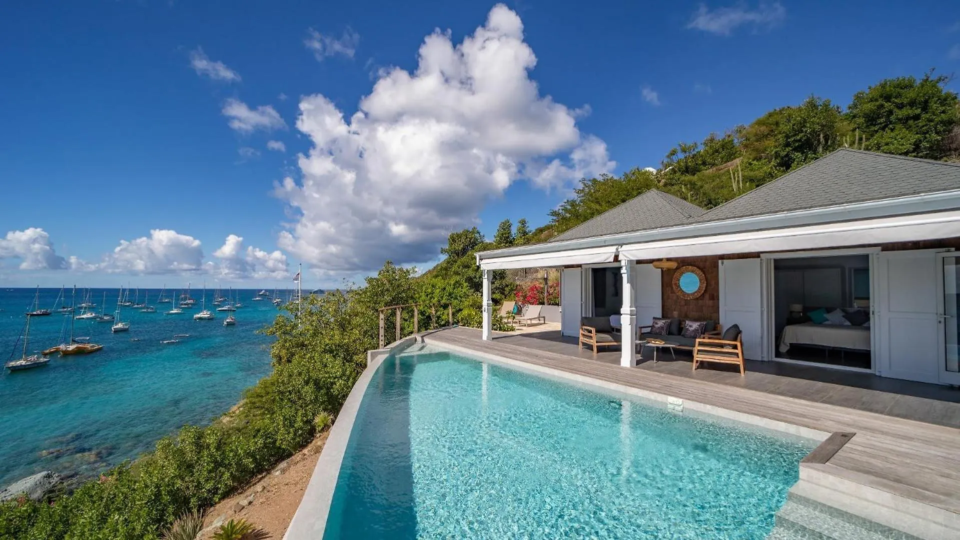 Quiet Villa Surrounded By Tropical Vegetation St. Barthelemy